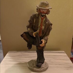 VINTAGE EMMETT KELLY JR STATUE 1987